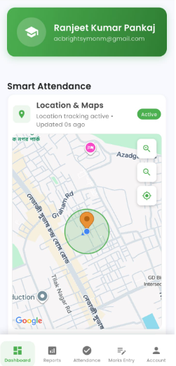 Teacher App On Premise Attendance | Schoolingkey